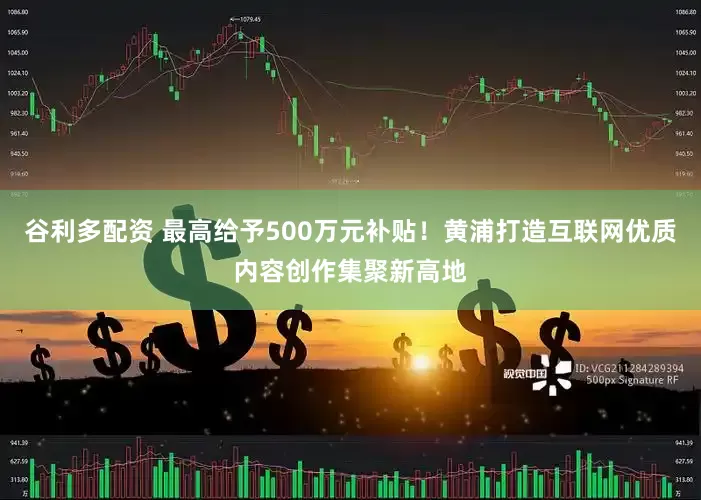 谷利多配资 最高给予500万元补贴！黄浦打造互联网优质内容创作集聚新高地